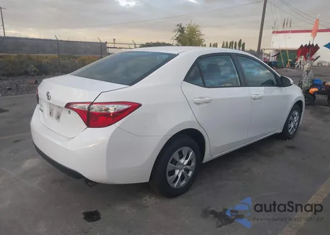 2016 Toyota Corolla L из США, поврежденный, VIN 5YFBURHE8GP492911